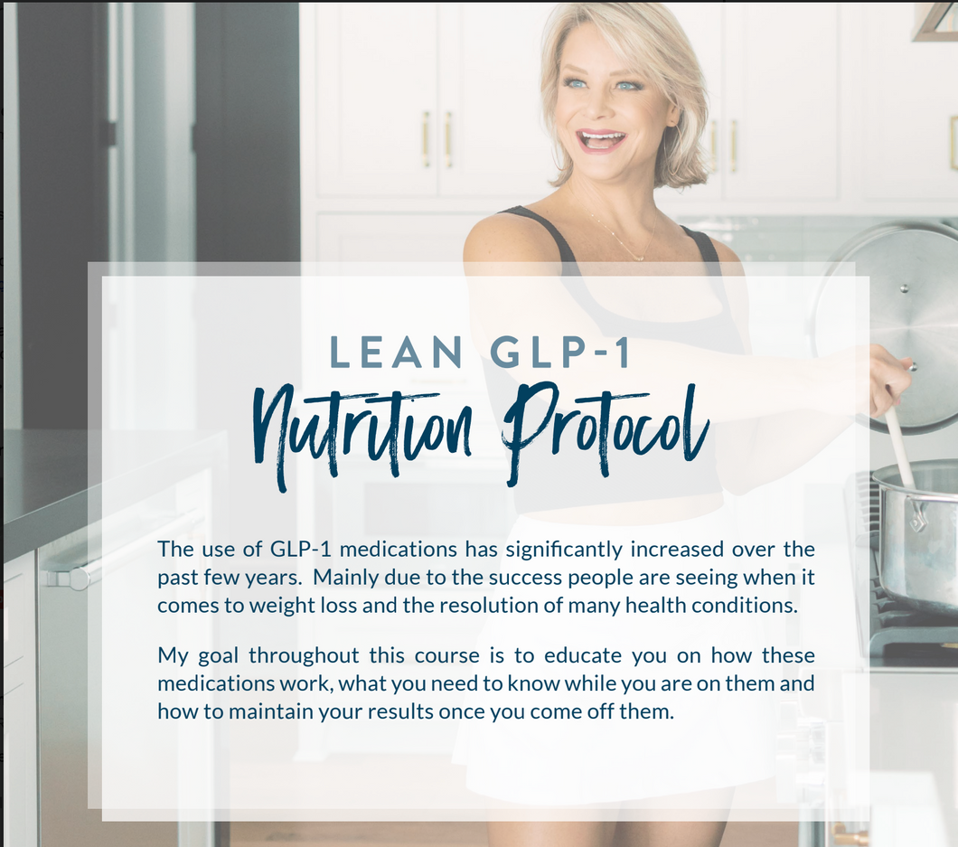 GLP-1 Nutrition Protocol E-book